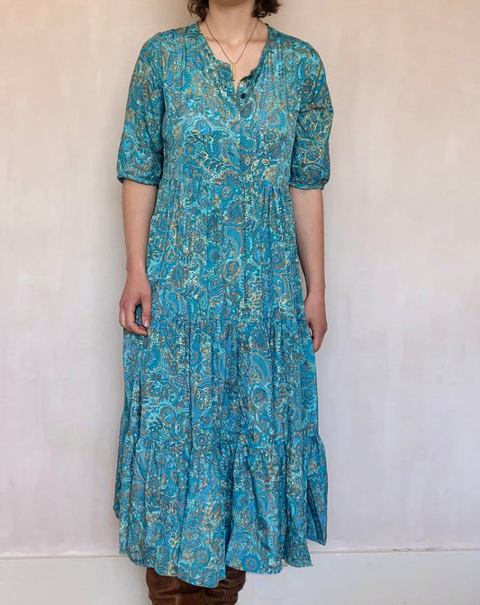 Maria Dress - Bahama Blue